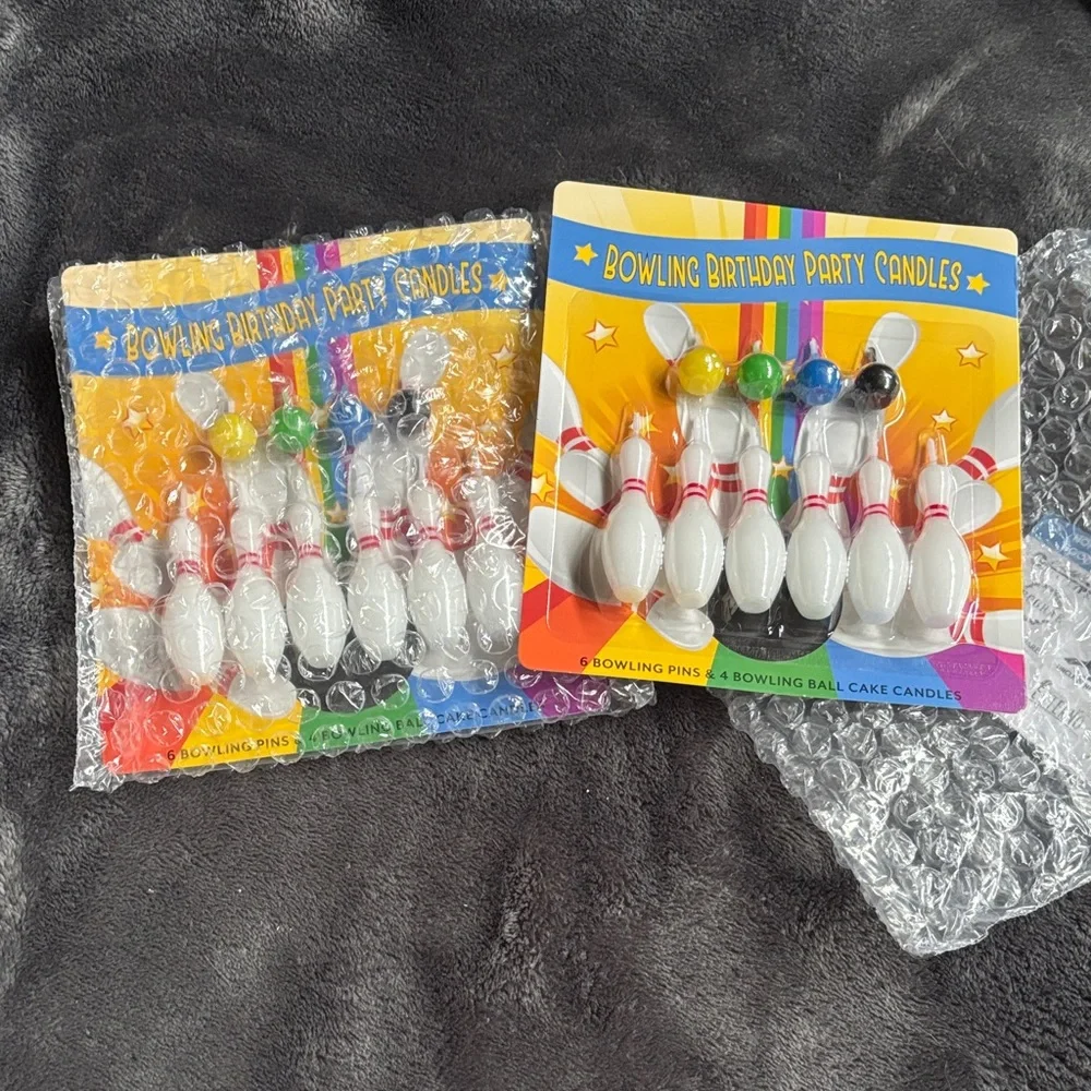 Bowling Birthday Party Candles Set